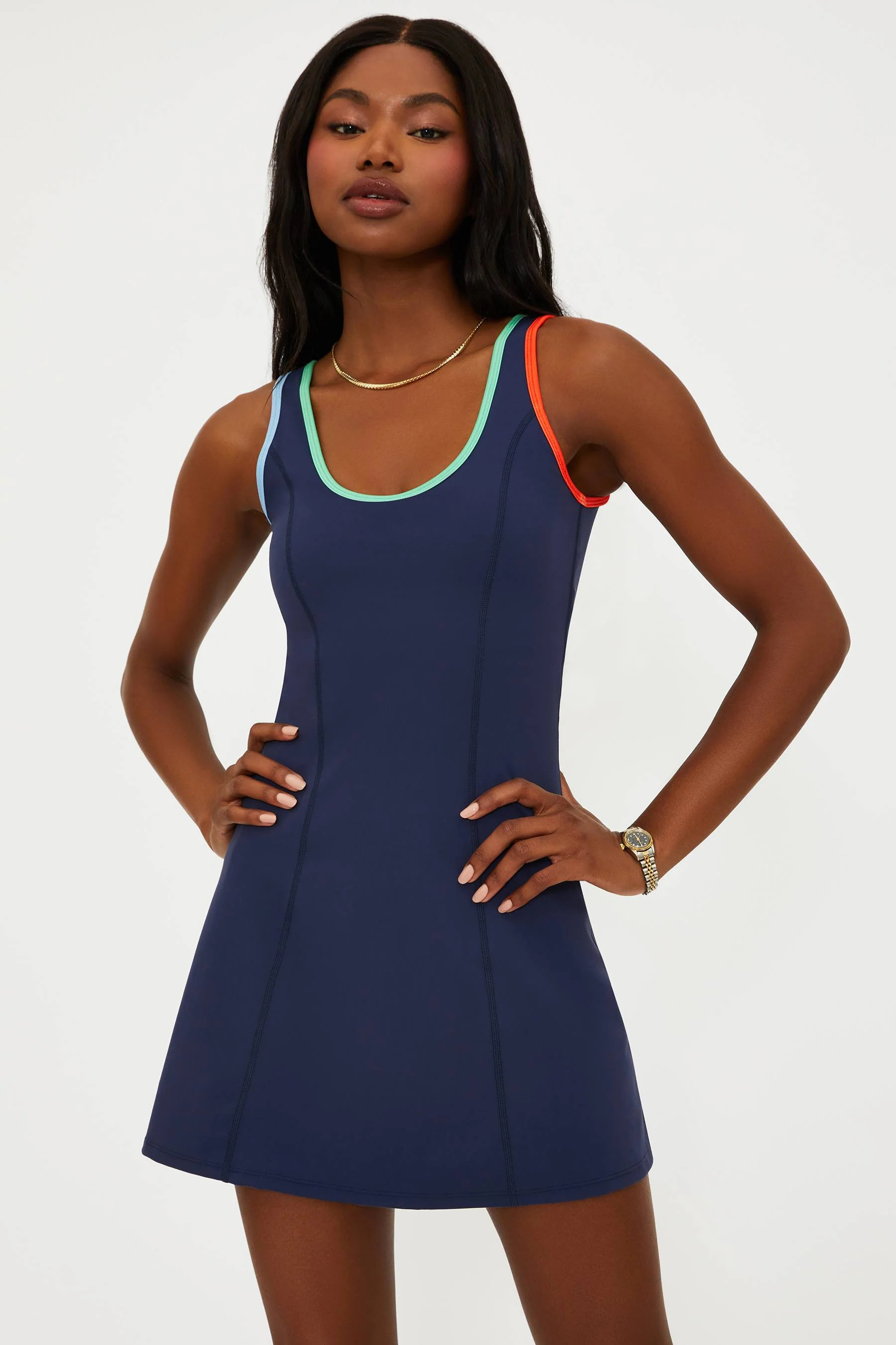 Amaris Dress Cape Cod Colorblock - Image 7