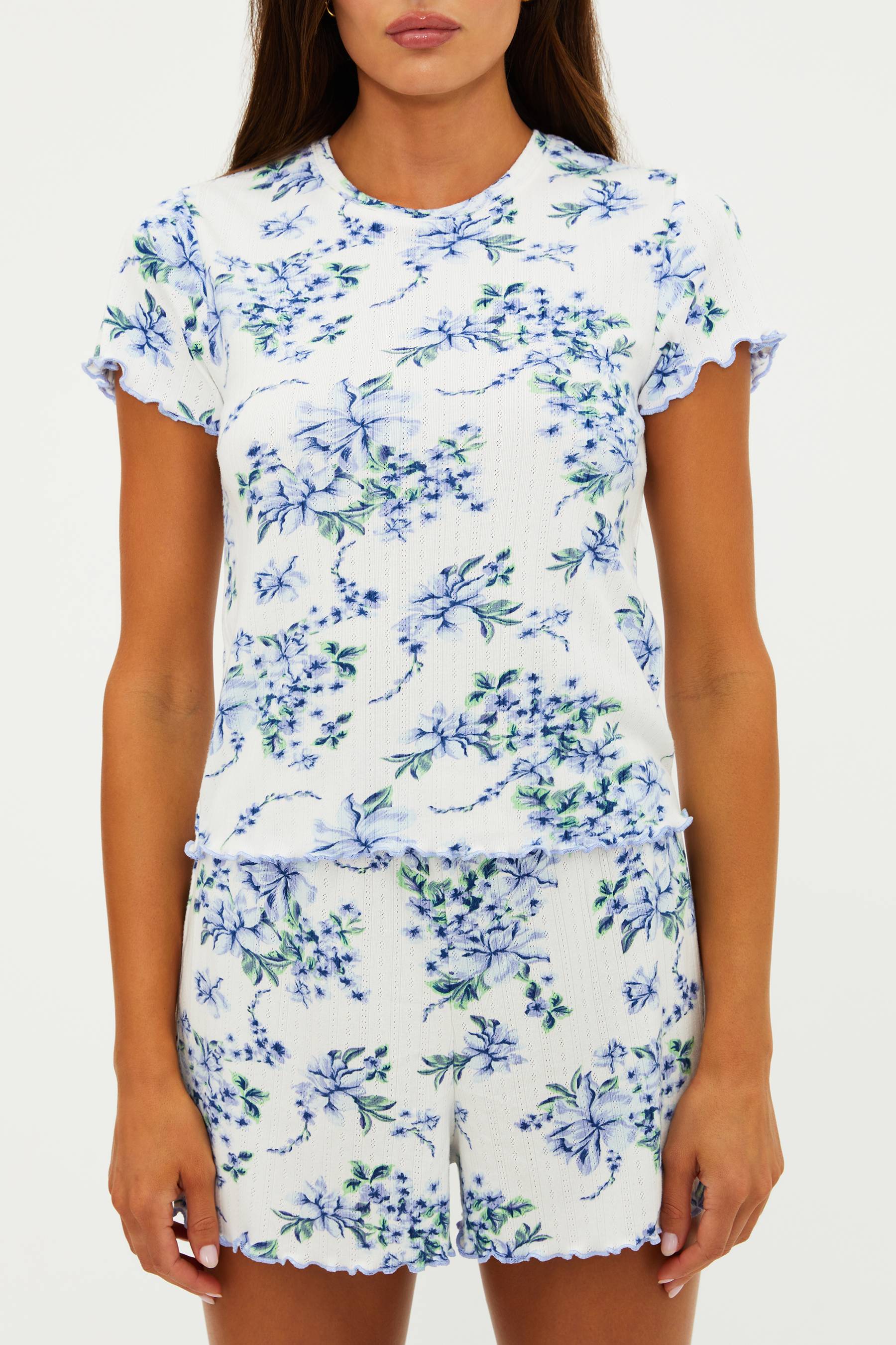 Bay Short Sleep Set Blushing Blooms - Image 4