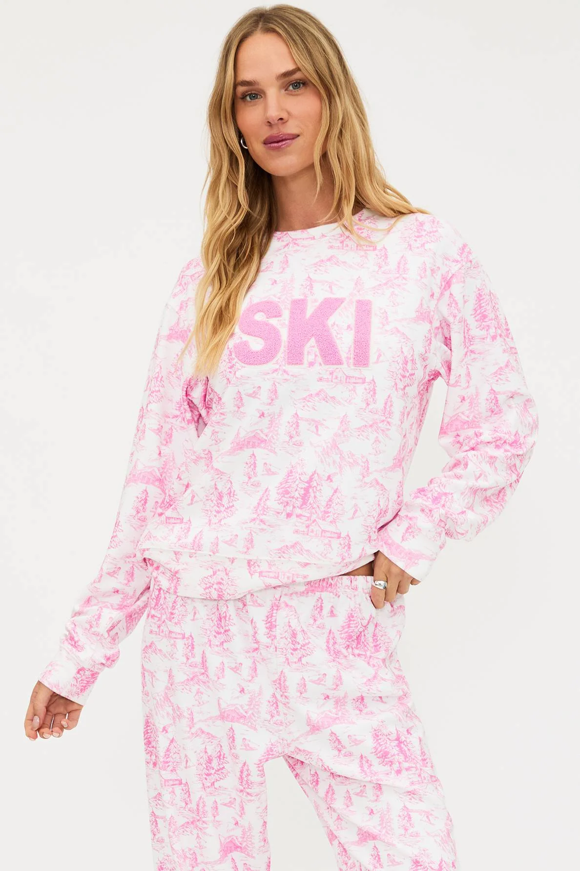 Cassia Top Powder Pink Toile