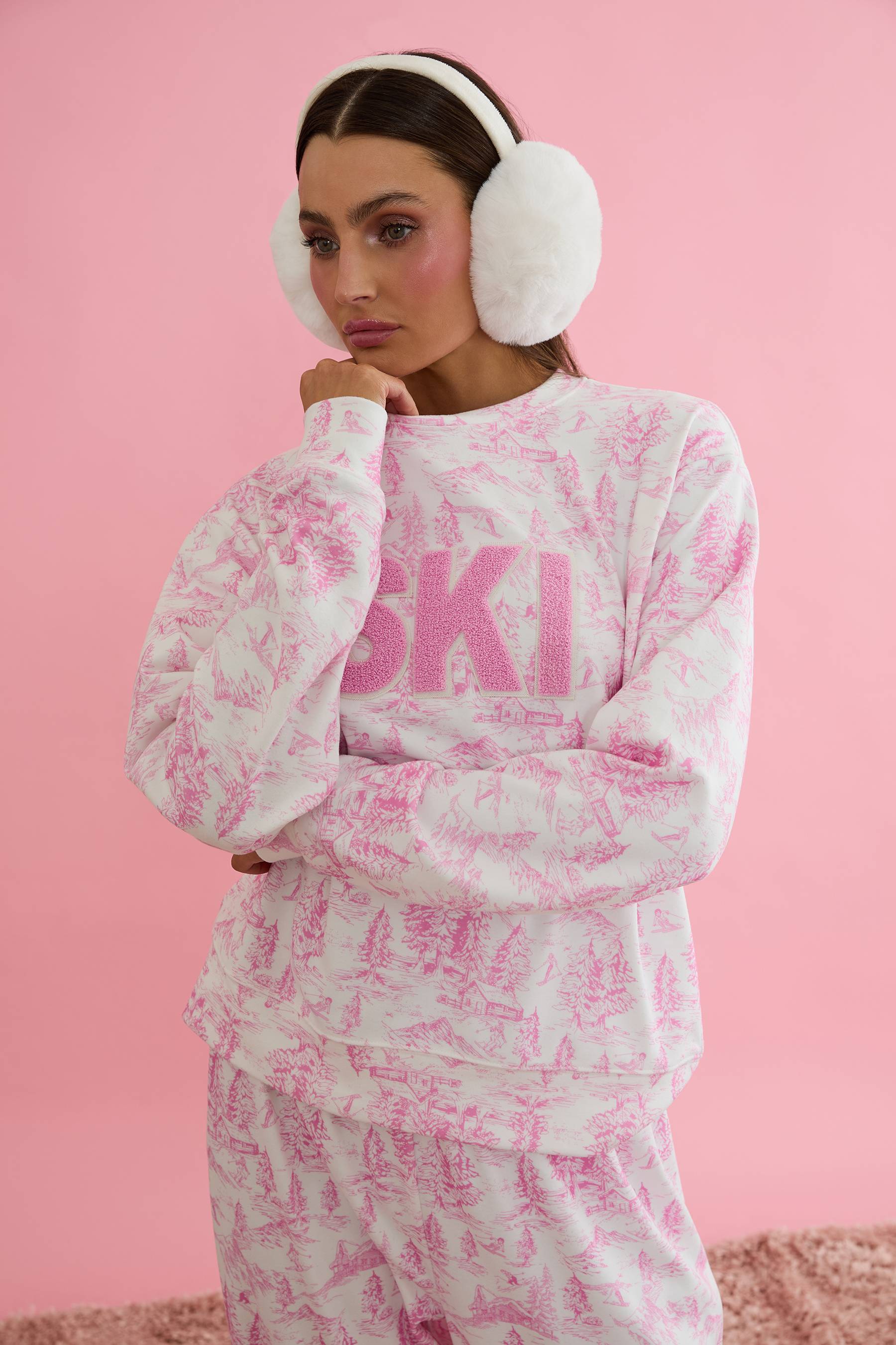 Cassia Top Powder Pink Toile - Image 4