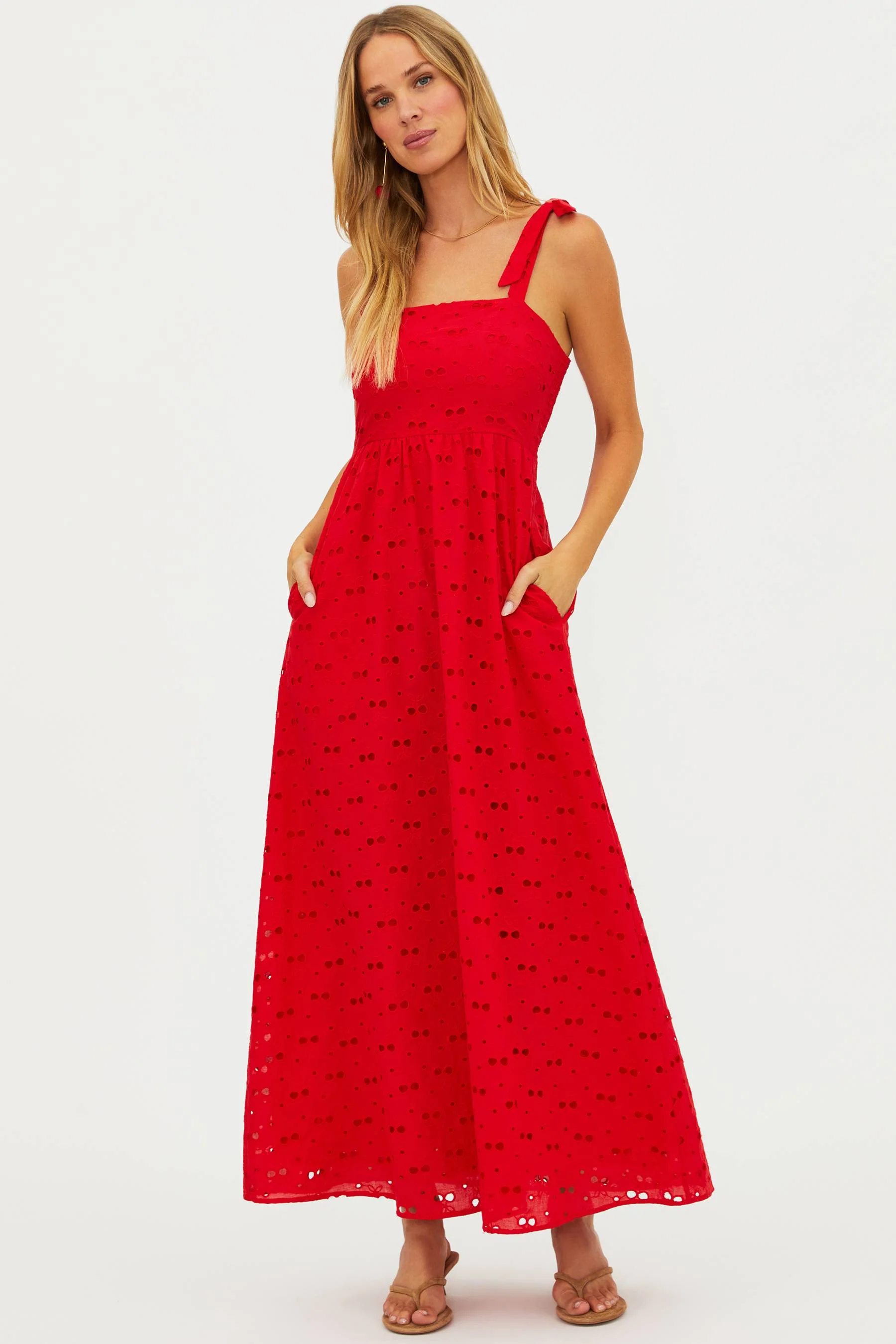 Charlotte Dress Cherry Eyelet - Image 4