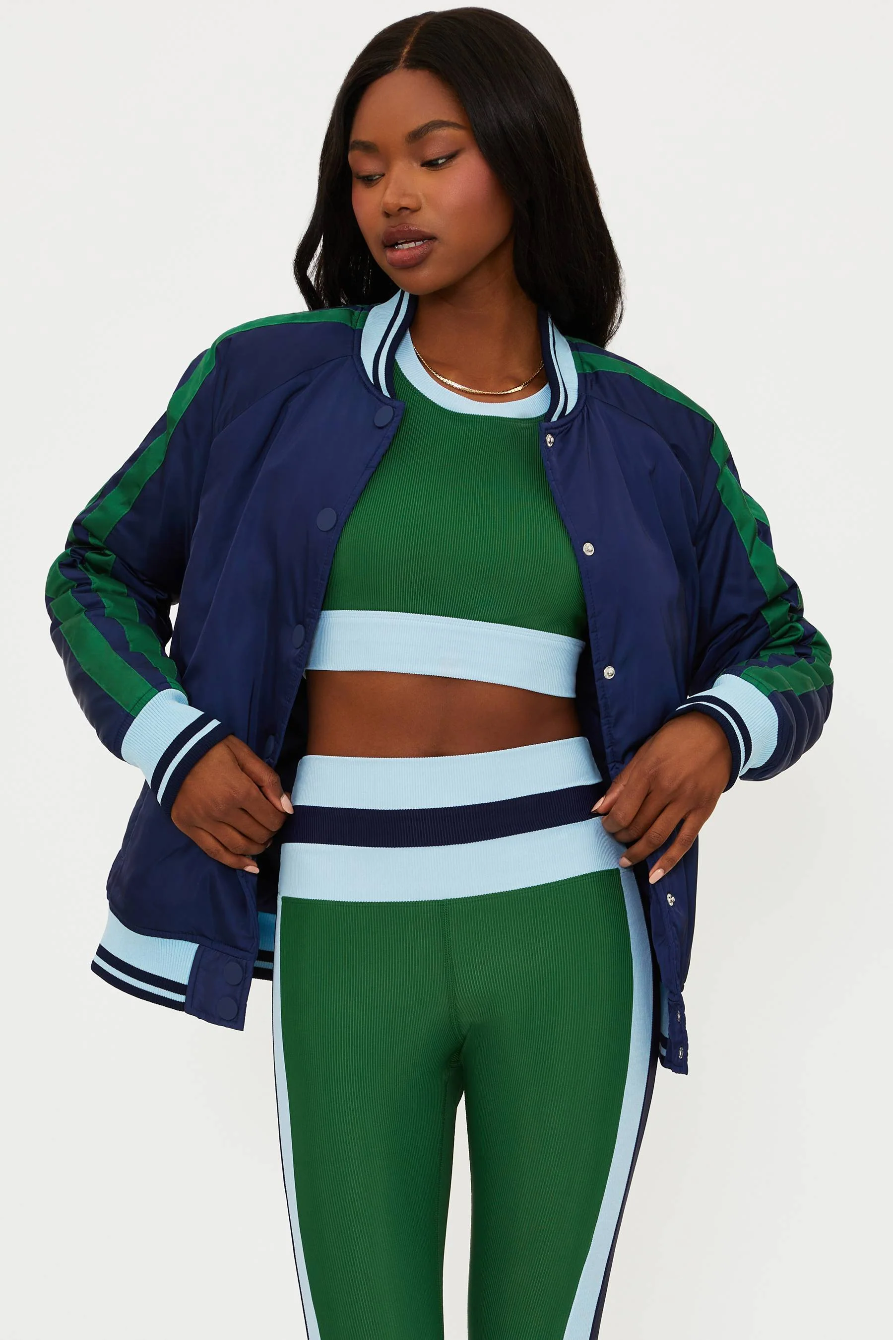 Flight Jacket Ivy Colorblock - Image 9