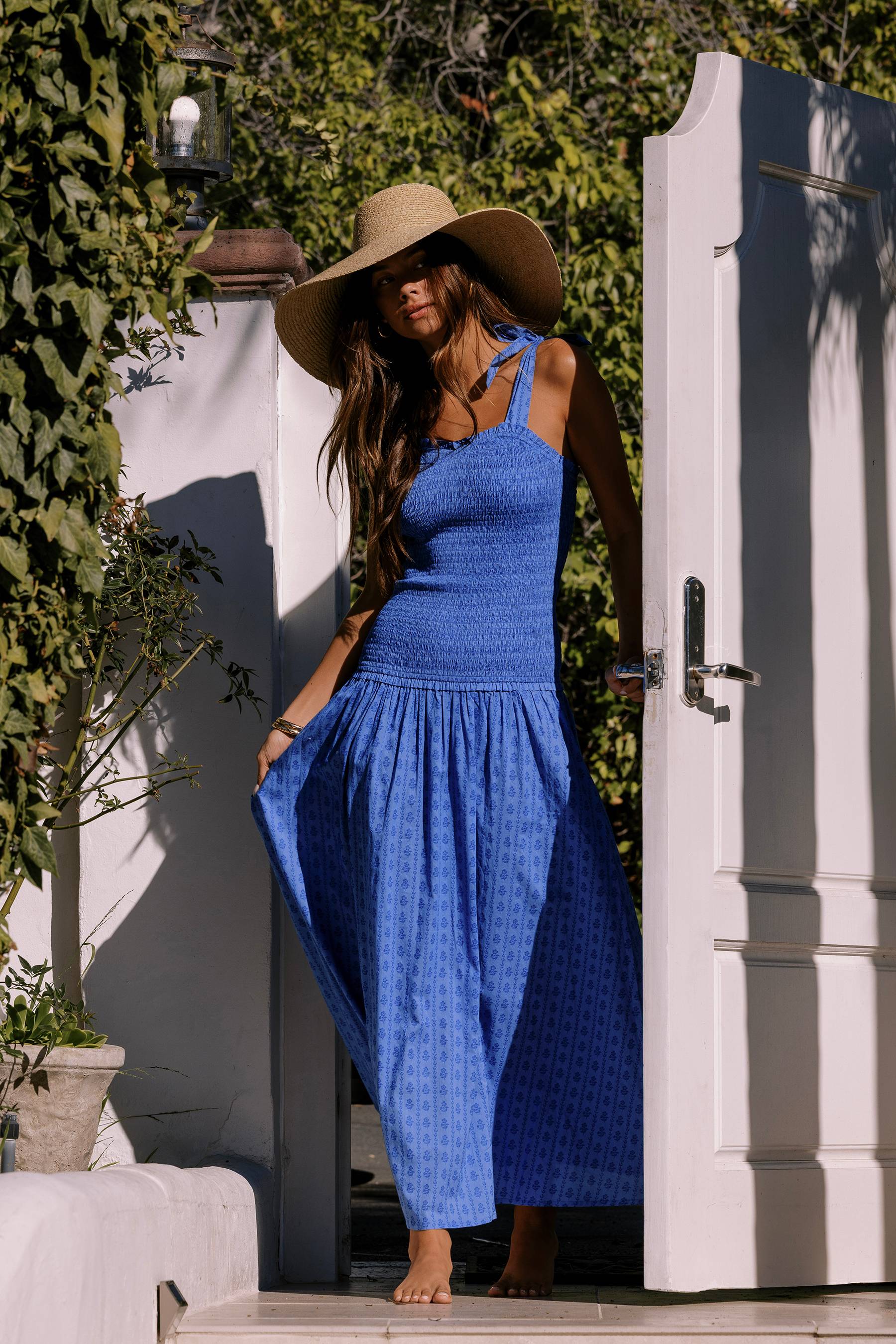 Isadora Dress Sapphire Sea - Image 4
