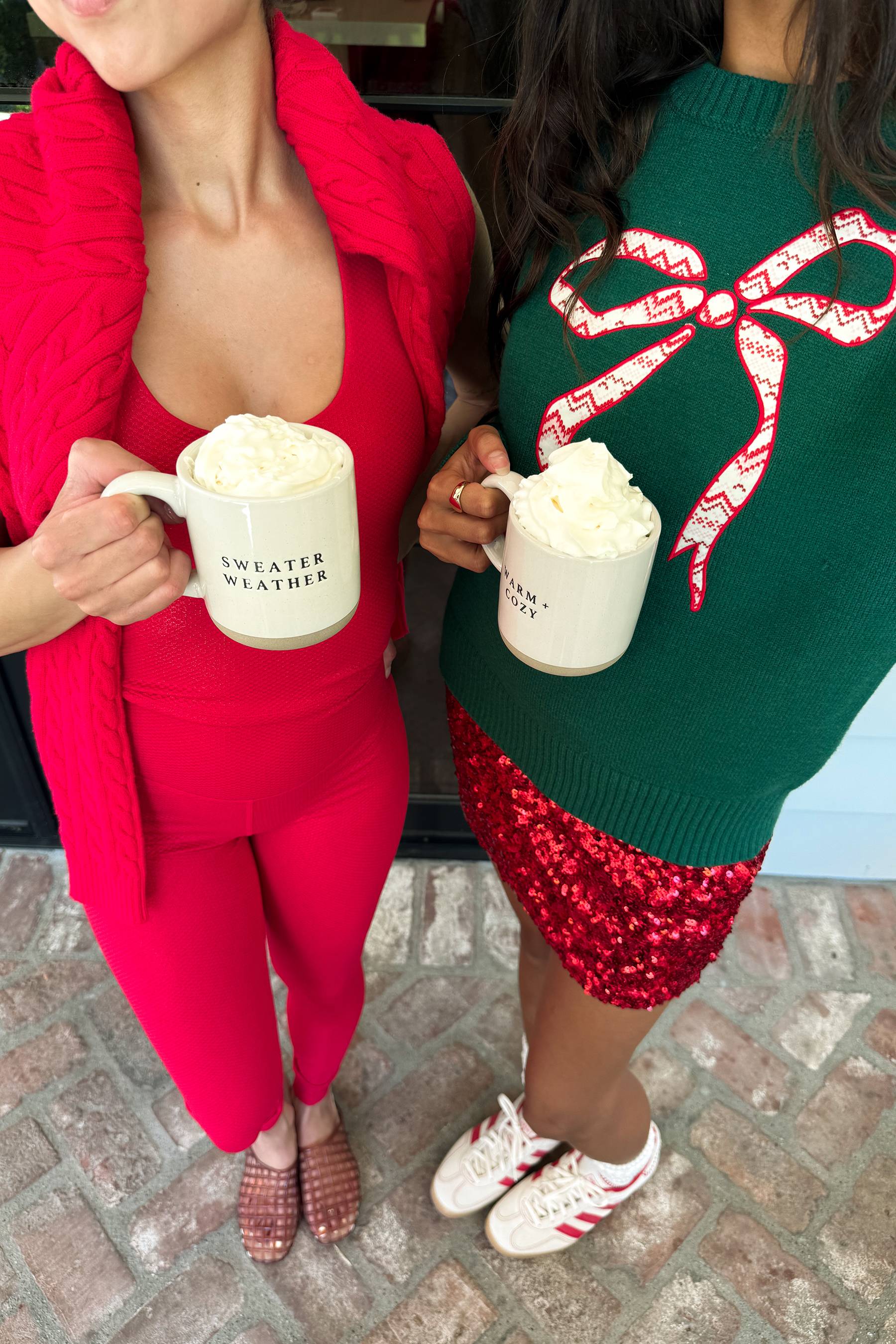 Anthropologie X Beach Riot Jolene Sweater Cheers Fairisle Bow - Image 8