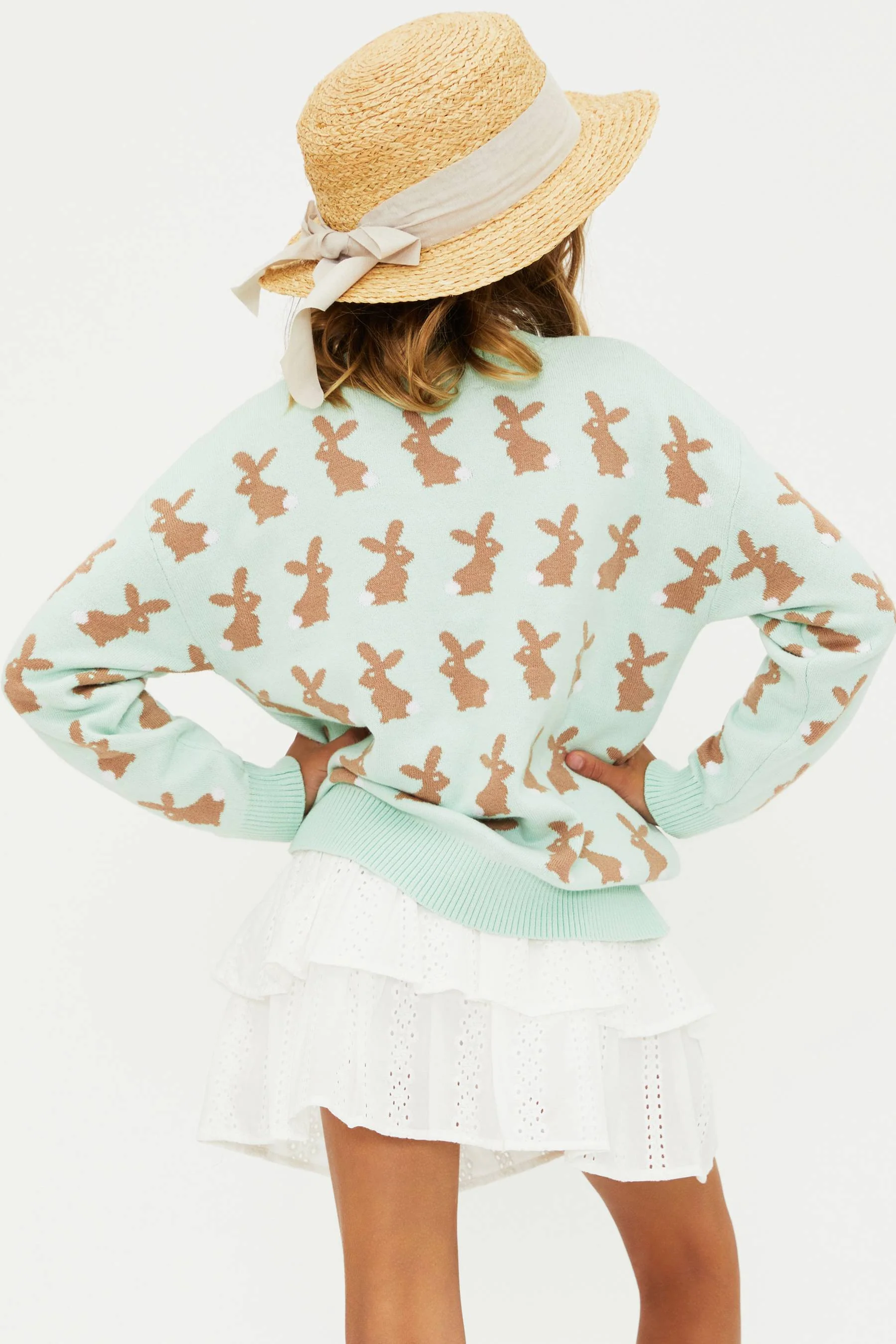 Little Callie Sweater Bunny Tails - Image 6