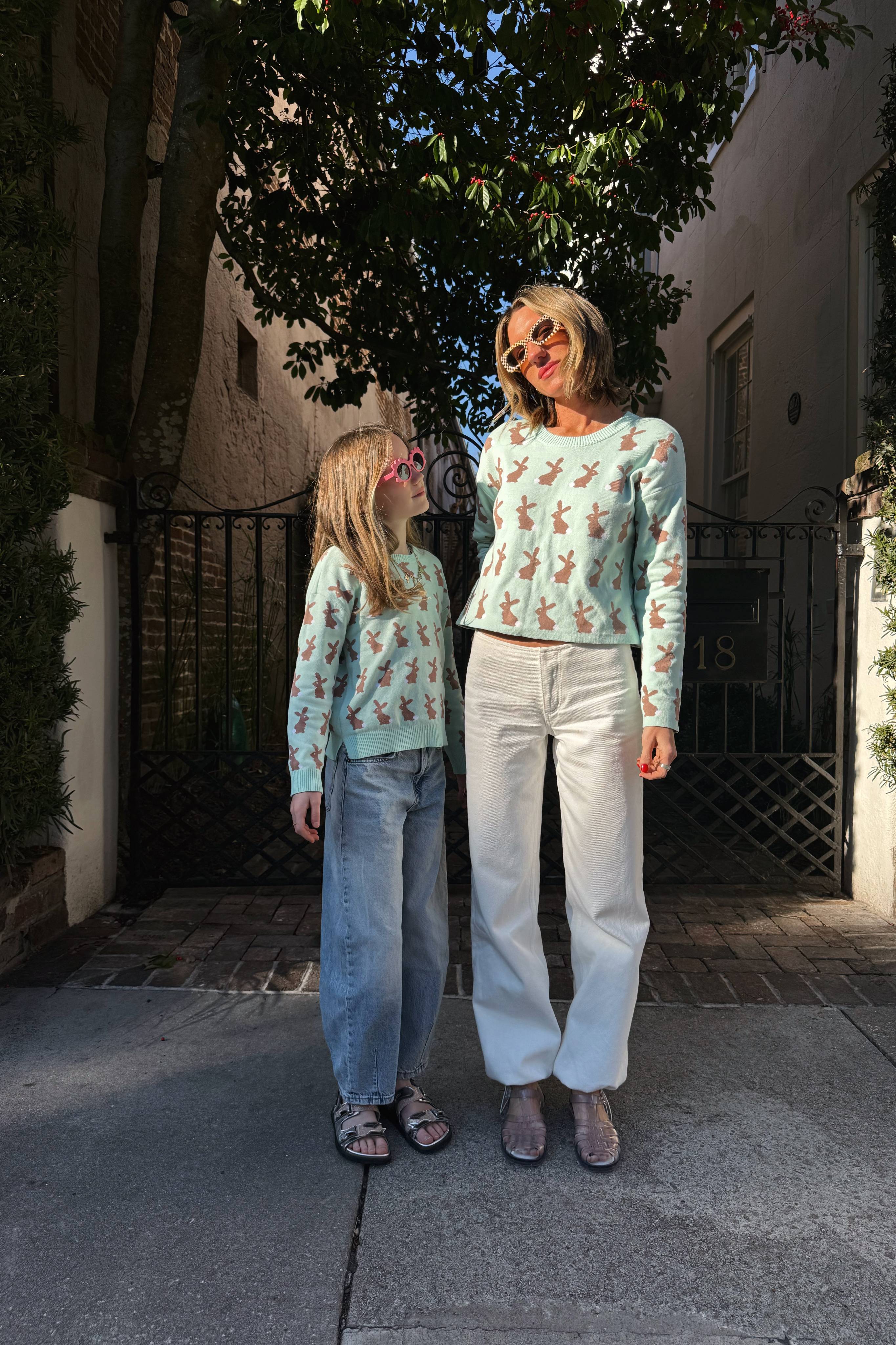 Little Callie Sweater Bunny Tails - Image 9