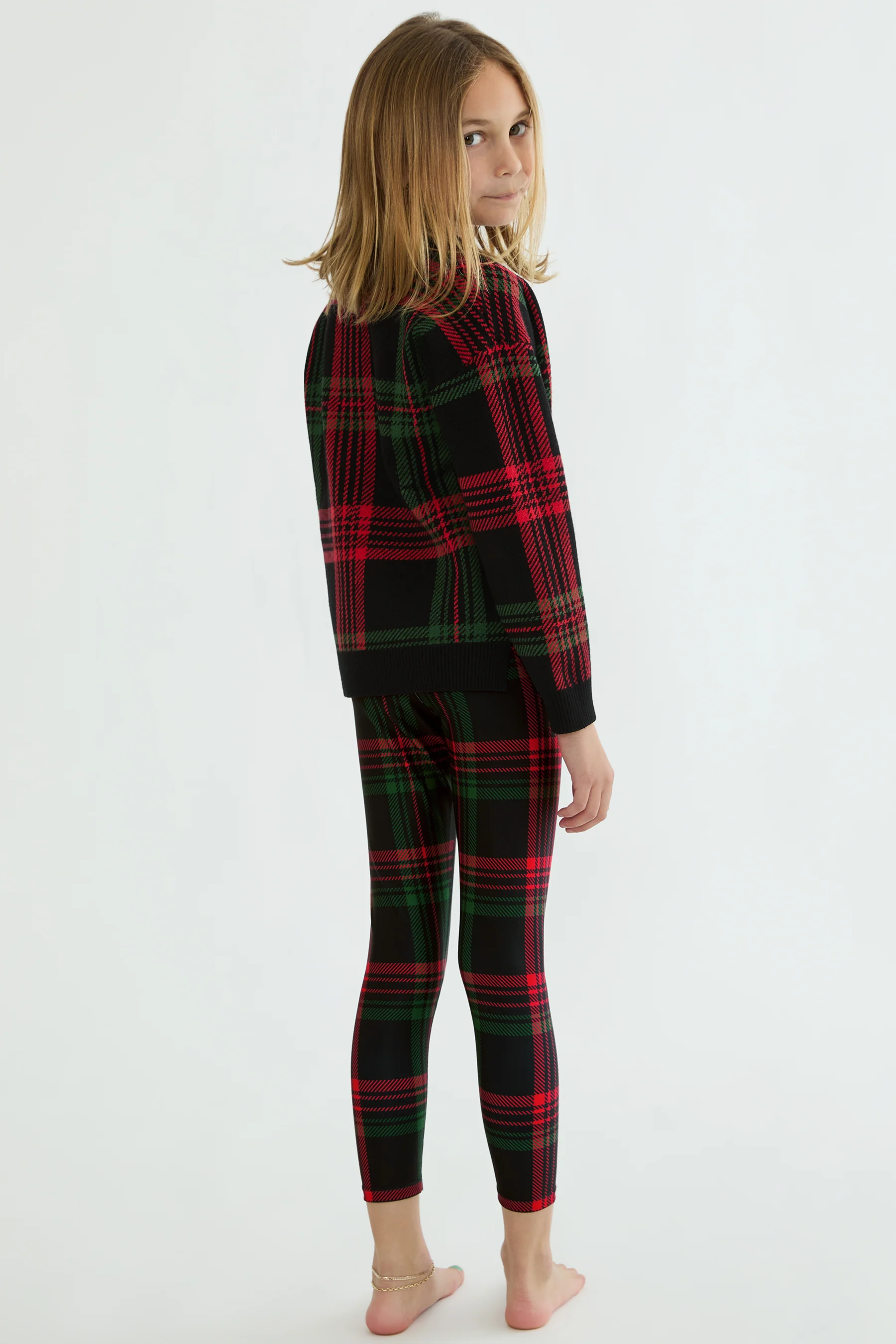 Little Peppa Legging Ribbon Plaid - Image 3