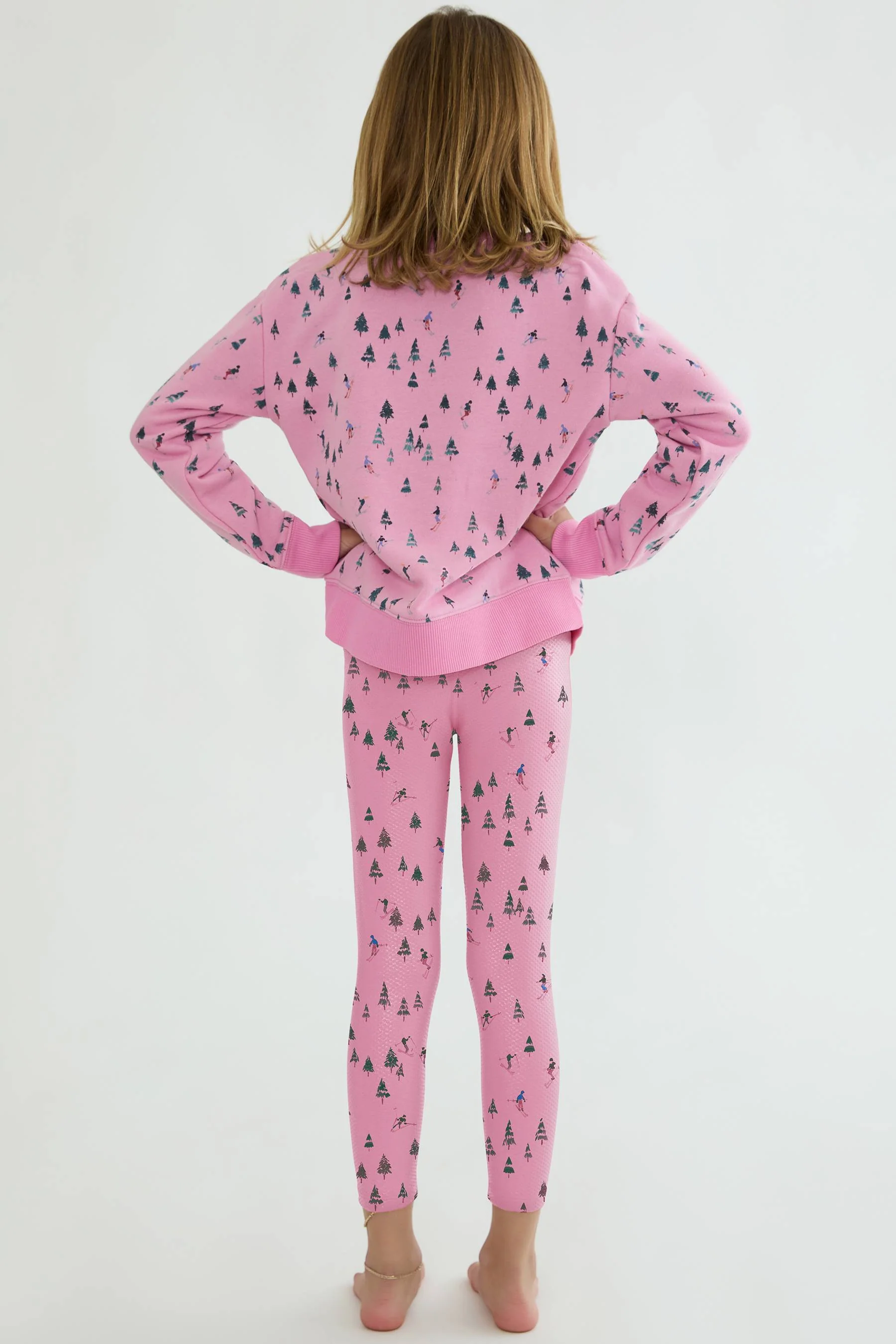 Little Peppa Legging Ski Patrol Waffle - Image 3