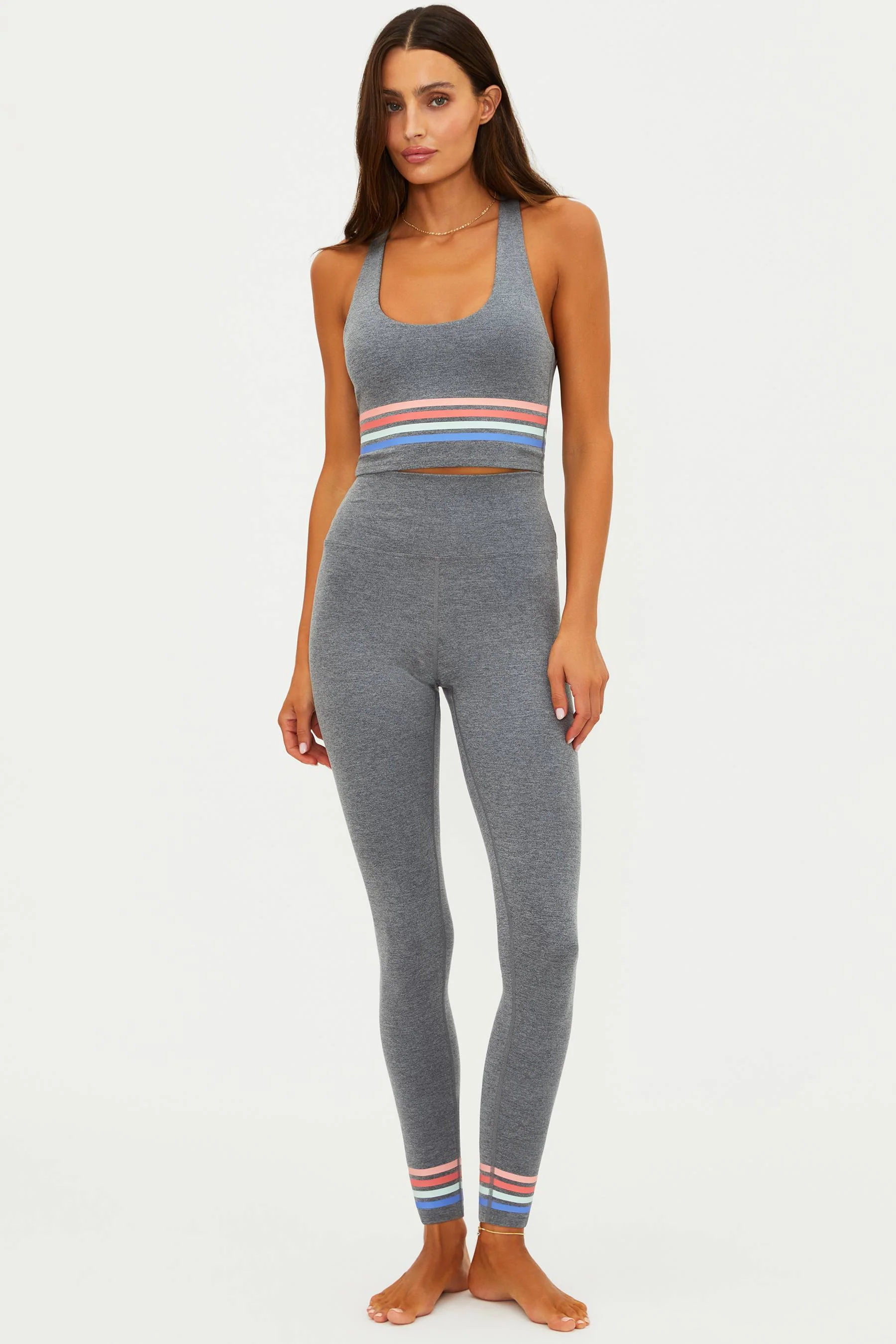 Piper Legging Horizon Heather Gray Soft Serve
