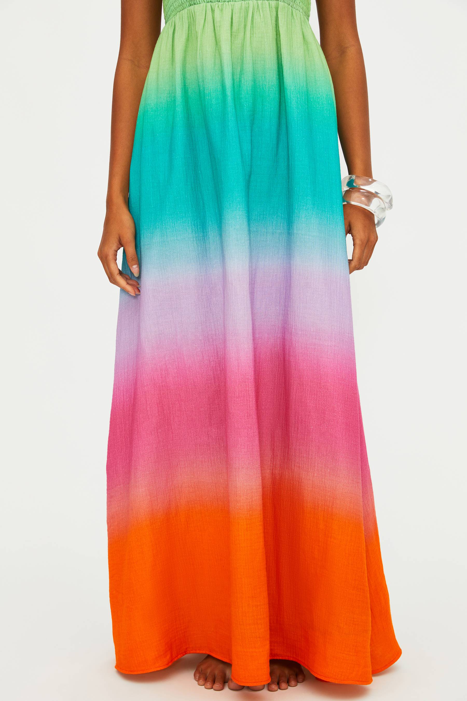 Yula Dress Technicolor Ombre - Image 7